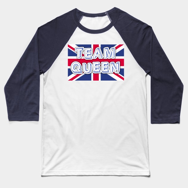 TEAM QUEEN Baseball T-Shirt by Scarebaby